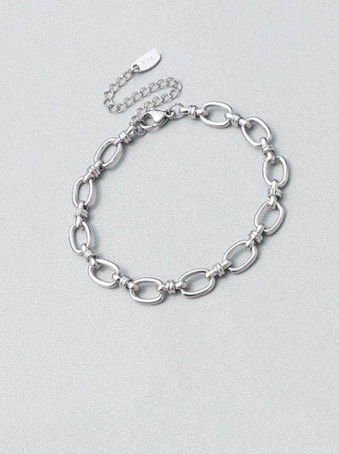 Ensemble de bracelets et colliers géométriques minimalistes en acier inoxydable titane 316L avec revêtement en e imperméable