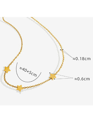 Titanium Steel Star Minimalist Necklace
