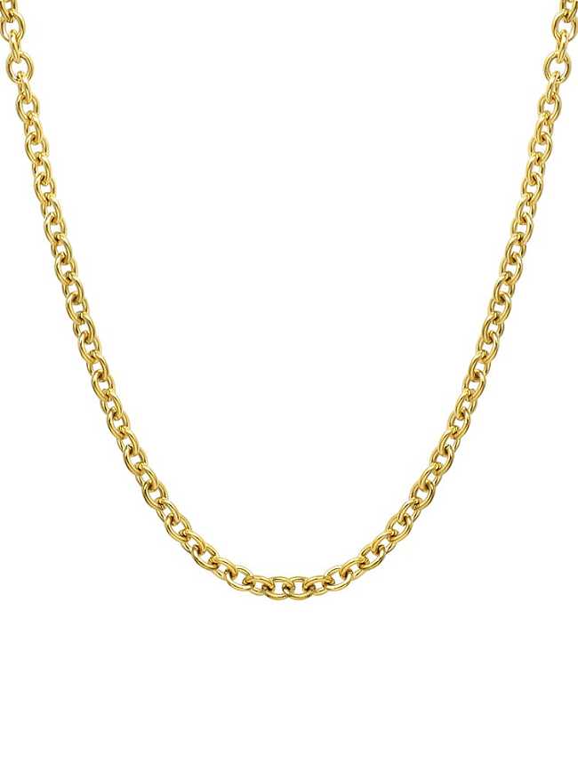 Titanium Steel Geometric Minimalist Cable Chain