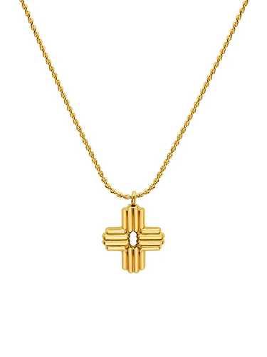 Titanium Steel Cross Vintage Necklace