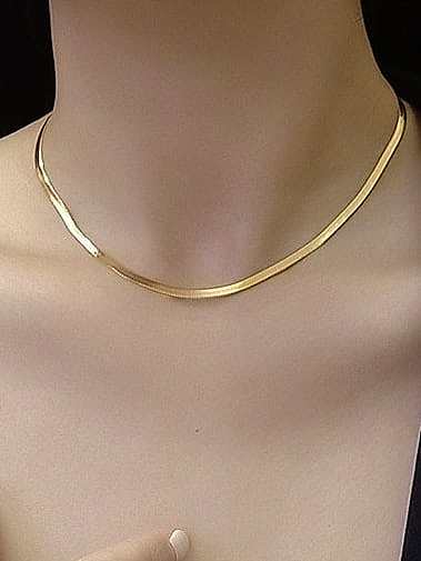 Titanium 316L Stainless Steel Minimalist Snake Chain with e-coated waterproof