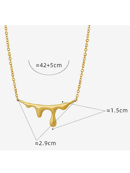 Unregelmäßige Hip-Hop-Halskette aus Titanstahl