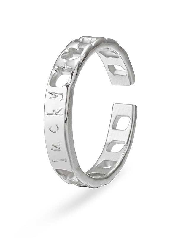 Stainless steel hollow chain couple ring