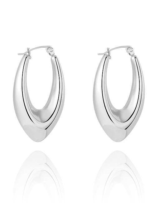 Titanium Steel Geometric Minimalist Huggie Earring