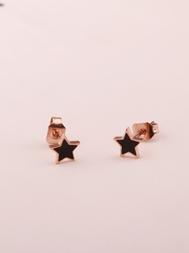 Sweet Star Titanium Stud Earrings