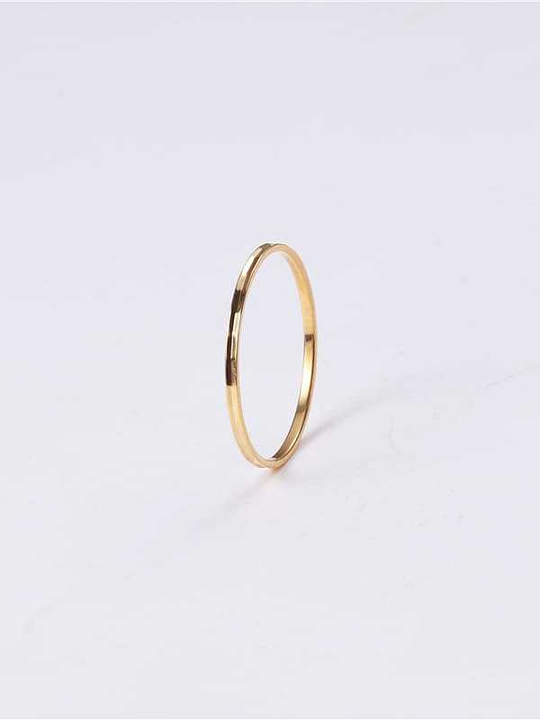 Titanium Simple Glossy Ring