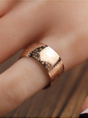 Smooth Simple Style Lover Ring
