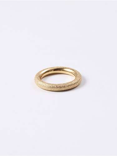 Titanium Round Minimalist Midi Ring