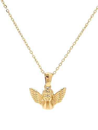 Stainless steel Angel Vintage Necklace