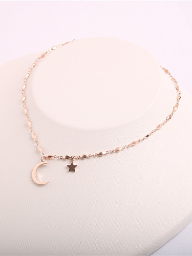 Stars and Moon Accessories Clavicle Necklace