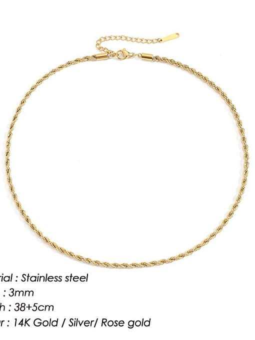 Stainless steel Irregular Hip Hop Necklace