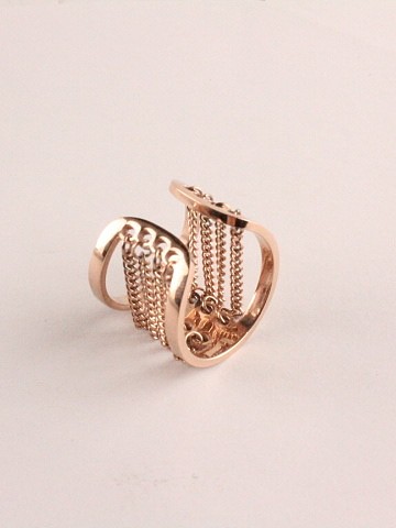 Hollow Multi-layer Exaggerated Opening Ring