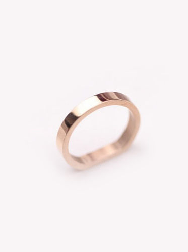 Rose Gold Plated Irregular Personality Ring