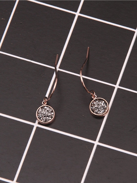 2018 Temperament Rose Gold Plated Earrings