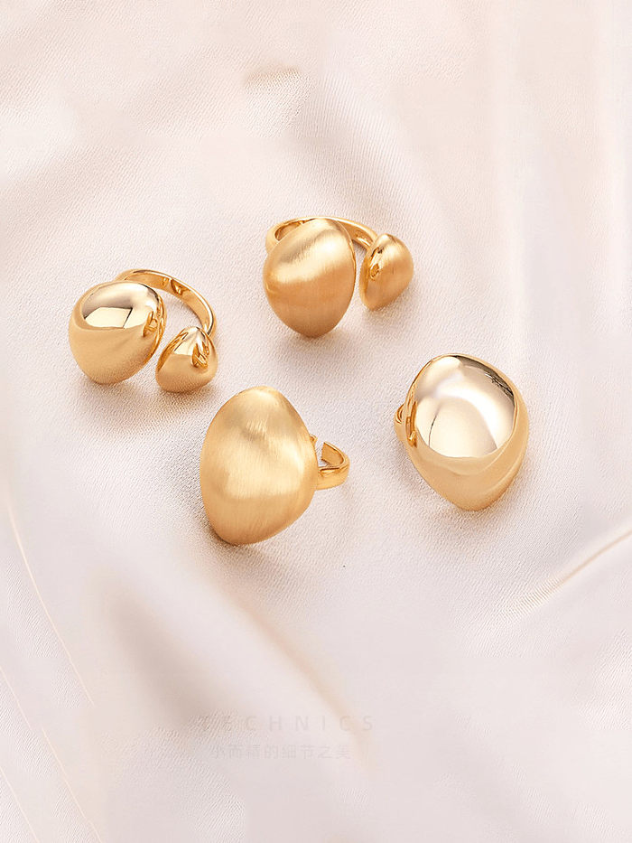 Brass Irregular Vintage Band Ring