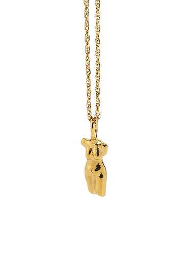 Collier tendance bouche en acier inoxydable