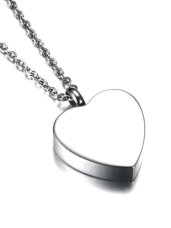 Stainless steel Minimalist Heart Pendant