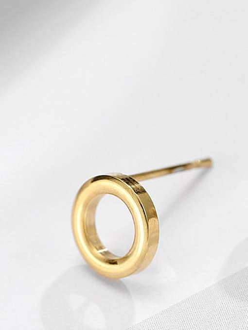 Stainless steel Round Minimalist Stud Earring