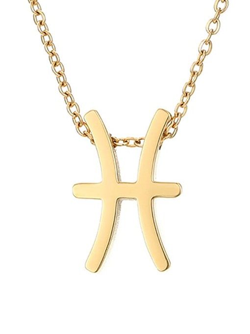 Titanium 12 Constellation Minimalist Necklace