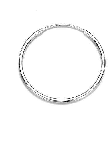 Stainless steel Round Minimalist Hoop Earring