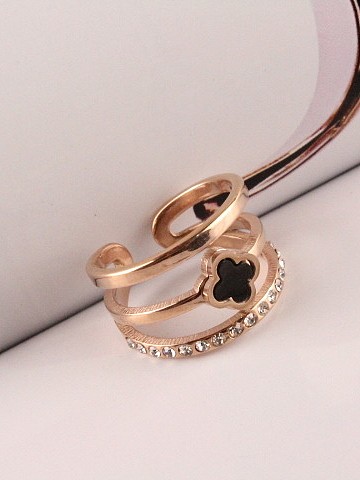 Multi-layer Korean Style Opening Ring