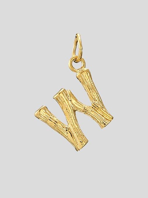 Minimalistische Initialen-Halskette aus Titan mit 26 Buchstaben