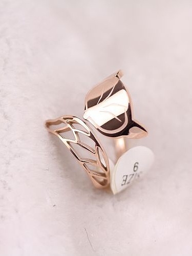 Small Fox Rose Gold Plated Ring