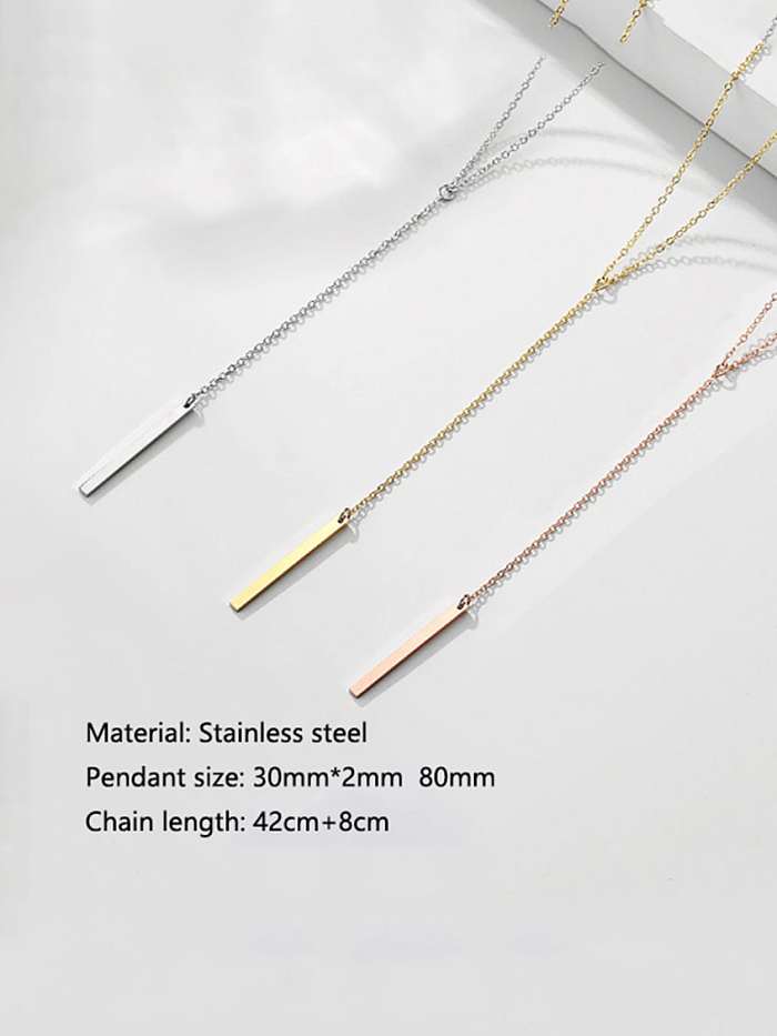 Stainless steel Tassel Minimalist Multi Strand Necklace