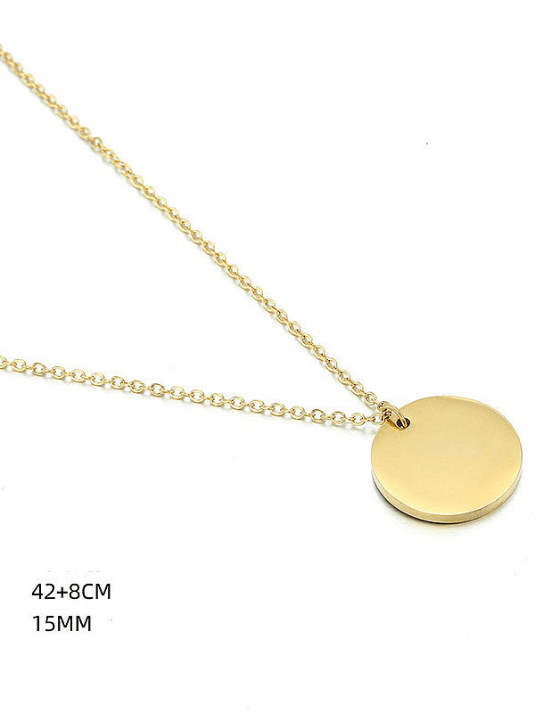 Stainless steel Round Minimalist Multi Strand Necklace