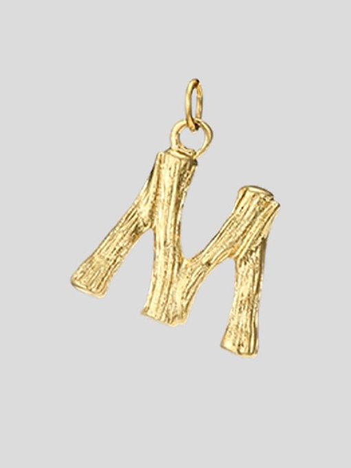 Titanium 26 Letter Minimalist Initials Necklace