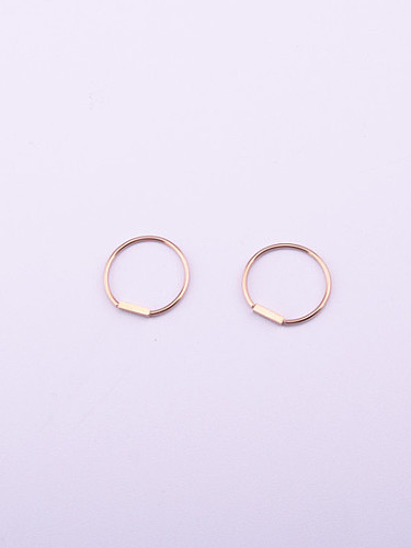 Anillo de una sola línea de moda de combinación simple