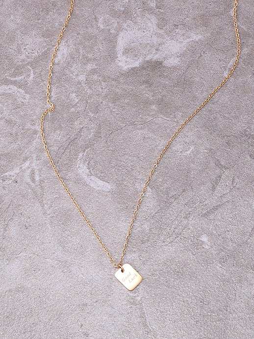 Titanium Steel Geometric Minimalist Necklace