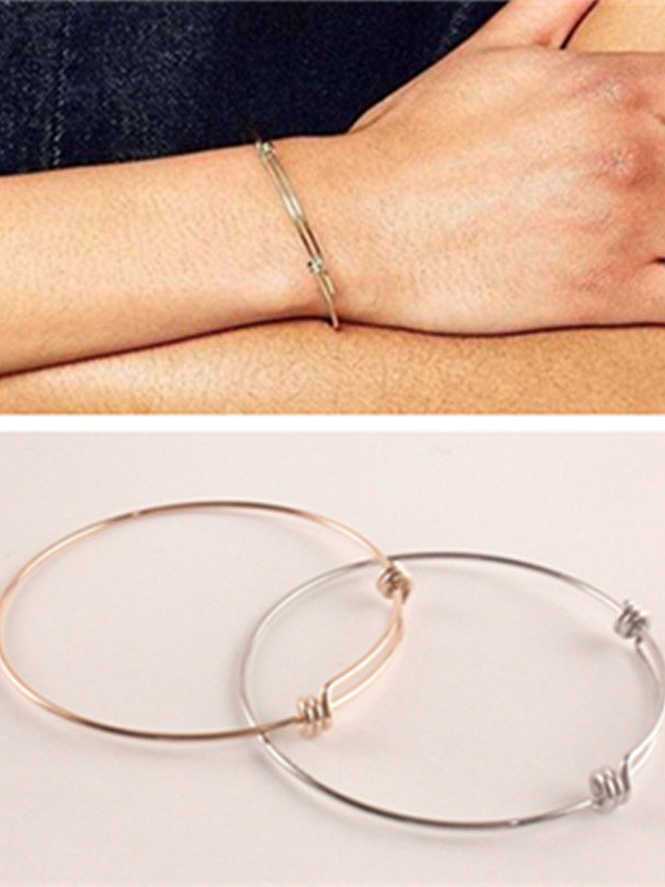 Bracelet ajustable de personnalité de la mode minimaliste