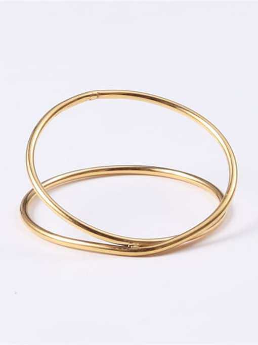 Titanium Round Minimalist Midi Ring