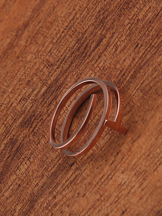 Multi-layer Spring T Shaped Ring