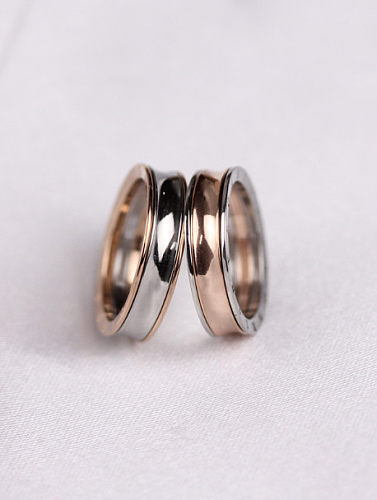 Color Plating Lover Fashion Ring