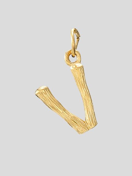 Minimalistische Initialen-Halskette aus Titan mit 26 Buchstaben
