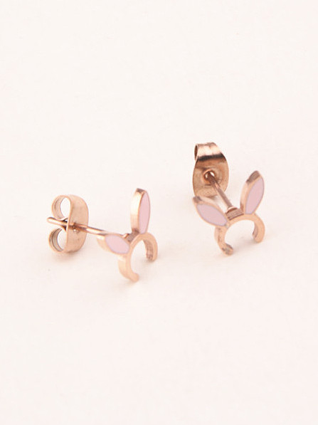 Cute Rabbit Ears Stud Earrings