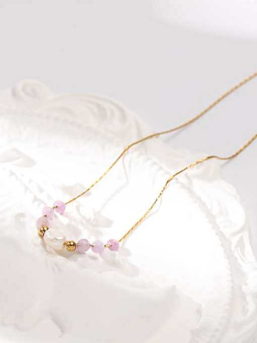Stainless steel Freshwater Pearl Dainty Necklace