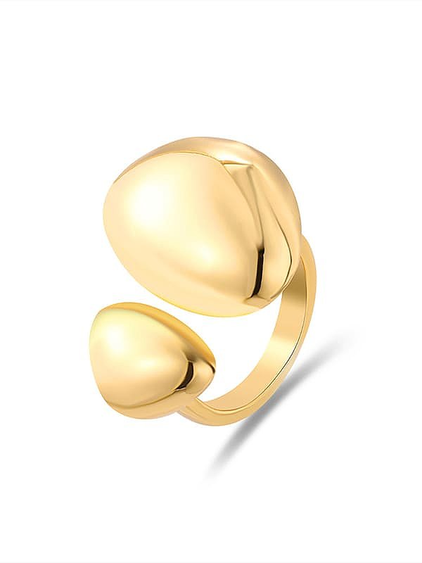Brass Irregular Vintage Band Ring