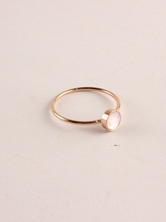 Rose Gold Plated Titanium Ring