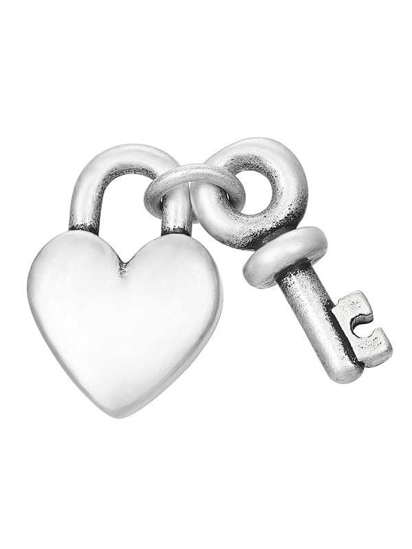 Stainless steel Vintage Key Pendant DIY