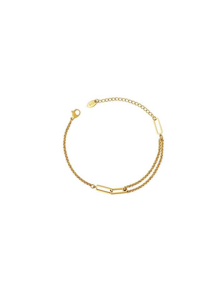 Titanium Steel Geometric Trend Bracelet