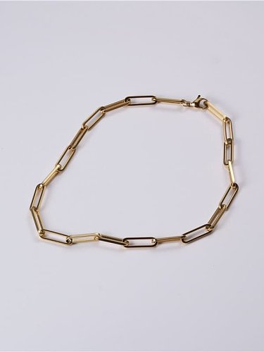 Titanium Steel Geometric Vintage Hollow Chain Necklace