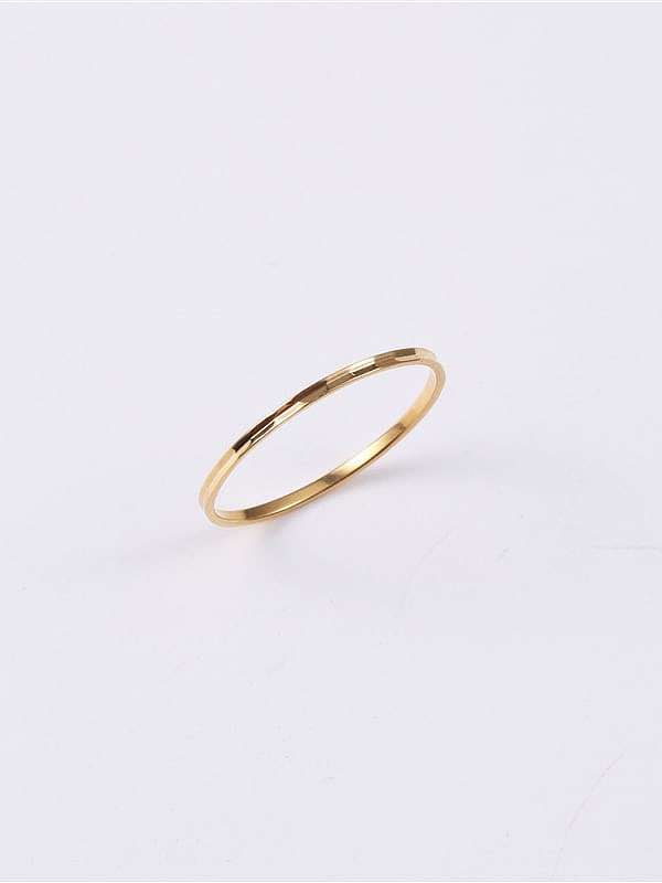 Titanium Simple Glossy Ring