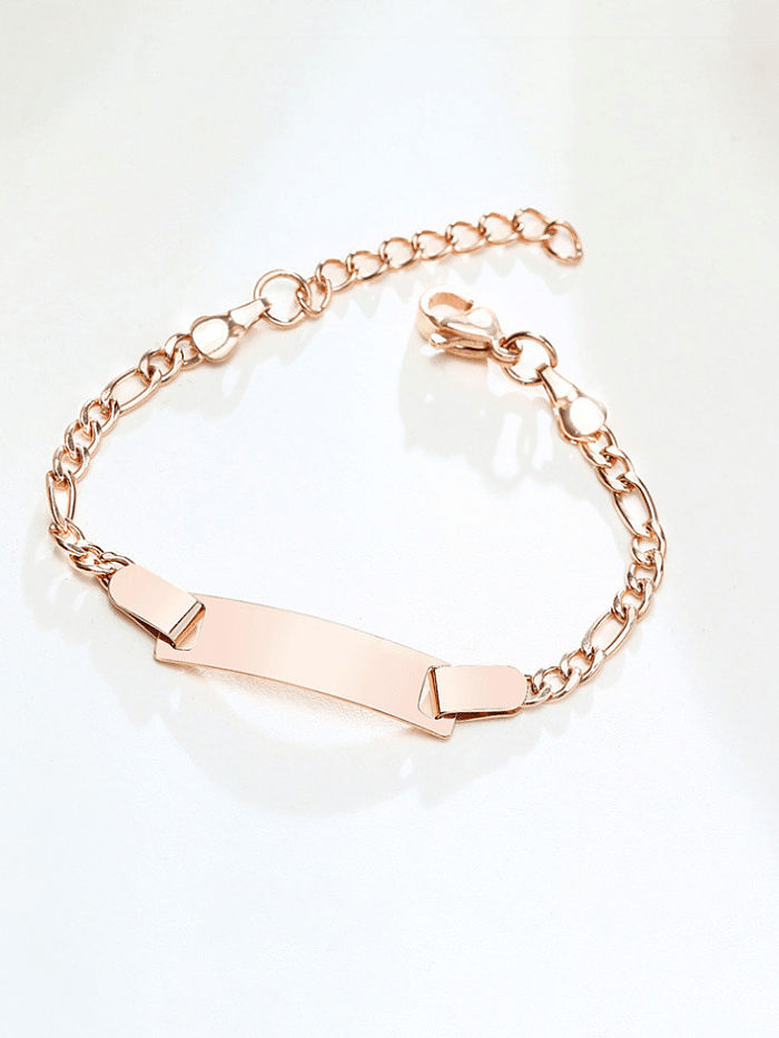 Stainless steel Geometric Minimalist Link Bracelet