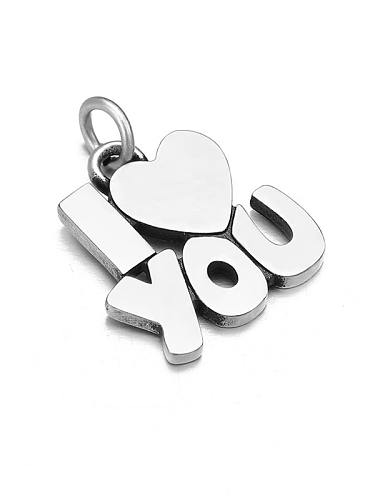 Stainless steel Minimalist Message Pendant
