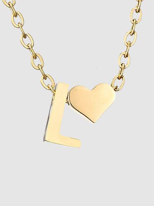 Titanium Heart Minimalist Necklace