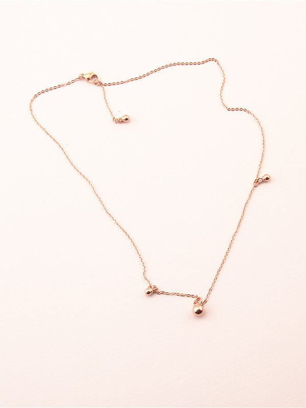 Women Small Beans Clavicle Necklace