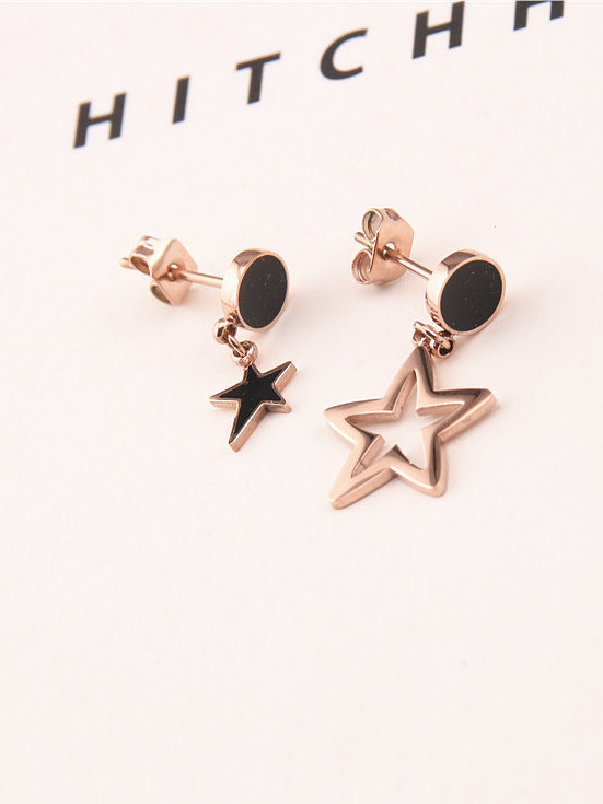 Korean Style Star Drop Earrings